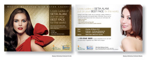 Beauty Workshop Postcard Design
